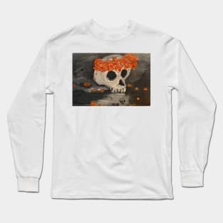 Dia de los muertos skull Long Sleeve T-Shirt